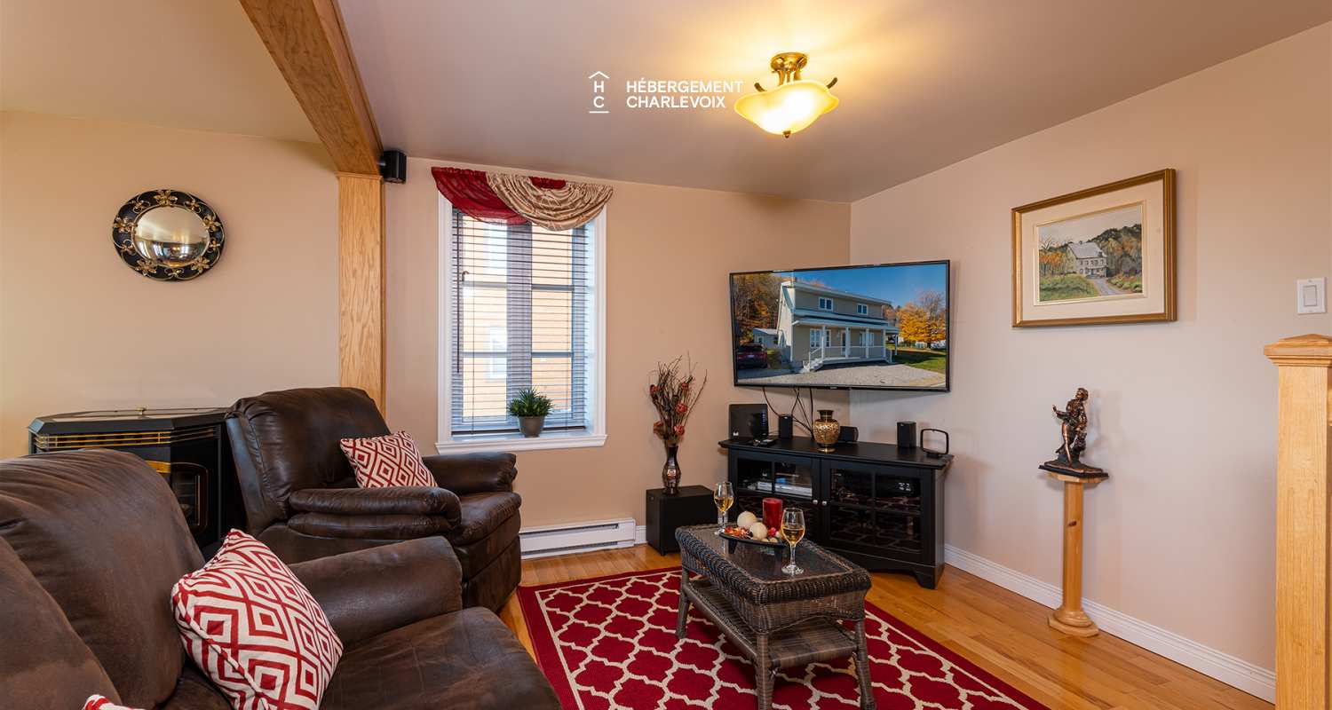 Le 1368 - Une vue sublime sur le fleuve St-Laurent à deux pas du Massif